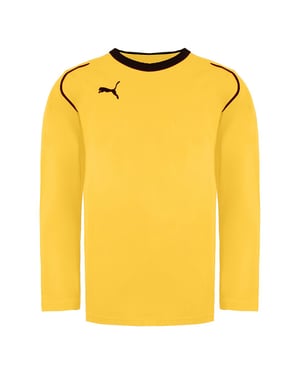 Puma V5.08 Long Sleeve Crew Neck Yellow Mens Football Shirt 700472 07