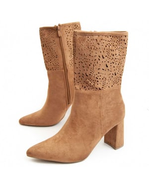 Montevita Heel Boot Bereta In Bruin