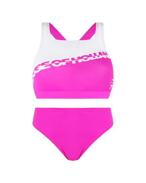 Speedo Bedrukt House Of Holland Roze Wit Dames Tweedelig Zwempak 8 121933087