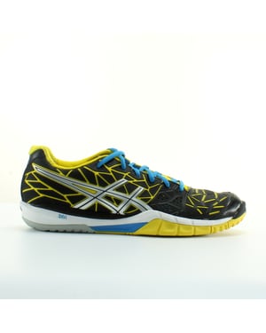Asics Gel-Fireblast Womens Black Court Trainers