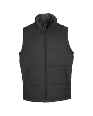 SOLS Unisex Warm Gilet voor volwassenen (Houtskool Grijs Effen)