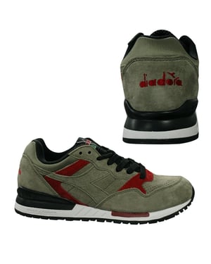 Diadora Intrepid Premium Heren Donkergroen Trainers