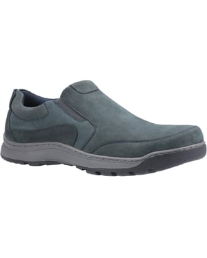 Hush Puppies Heren Jasper Nubuck Leren Slip On Schoen (Marine)