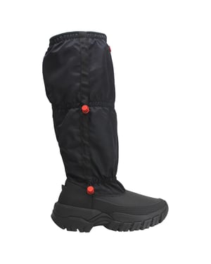 Hunter Wanderer Tall Womens Black Snow Boots