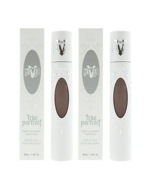KVD Beauty True Portrait Liquid-To-Powder Foundation 30ml - Deep 084 X 2