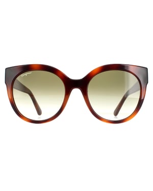 Salvatore Ferragamo Cat Eye Dames Tortoise Green SF1031s