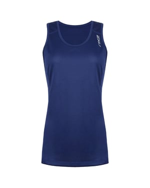 2XU BSR Active Singlet Dam Navy Topp