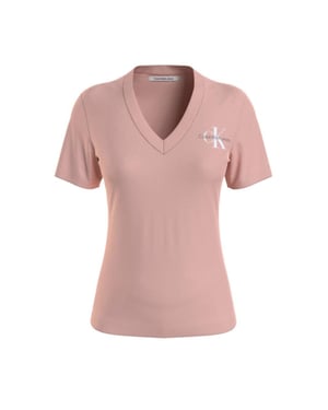 Calvin Klein dames T-shirt met normale pasvorm
