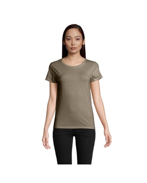 SOLS Dames/Dames Pioneer T-Shirt (Kaki Groen)