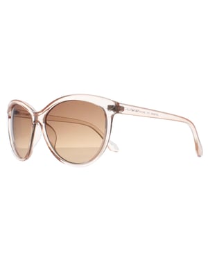 Calvin Klein Cat Eye Womens Crystal Beige Brown Gradient CK19534S