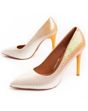 Montevita Heel Shoe Queen2 In Yellow