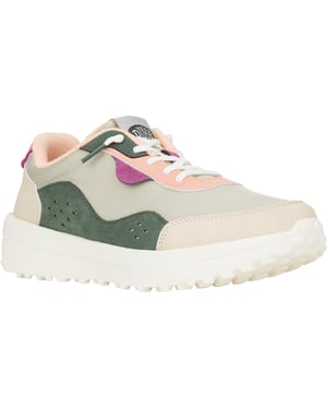 HEYDUDE Hayden Colorblock Polyester Damestrainers Dusty Olive/Multi