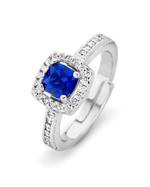 Orphelia Dames 925 Sterling Zilveren Ring - Zilver ZR-7199/BL