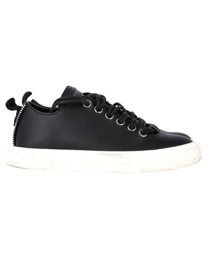Giuseppe Zanotti Blabber Low-Top Sneakers in Black Leather