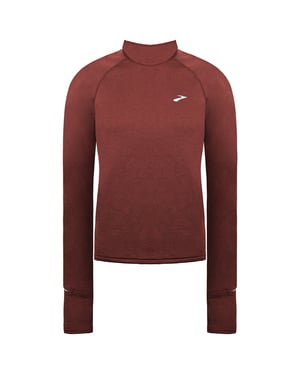 Brooks Notch Thermal 2.0 Womens Brown Top