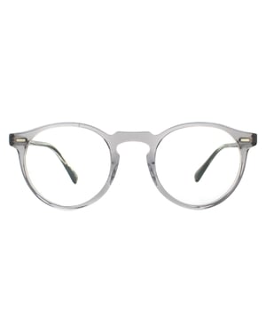 Oliver Peoples Brilmonturen Gregory Peck OV5186 1484 Workman Grijs Mannen Vrouwen