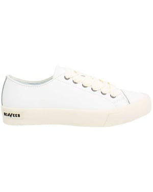 Seavees Crosby Dames Wit Plimsolls