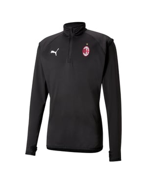 Puma AC Milan 2020-21 Svart Warmup Fotboll Träning Midlayer 758636 02