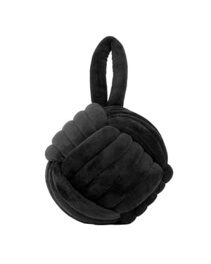 furn. Knot Entwined Velvet Novelty Door Stop