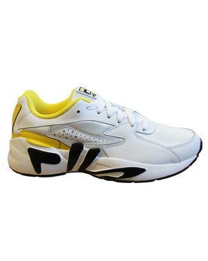 Fila Mindblower Mens Vit/Gul Träningsskor