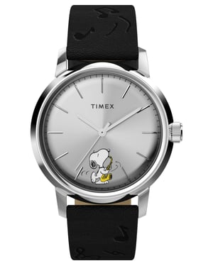 Timex X Peanuts Marlin Saxophonist Men's Black Watch TW2W68800