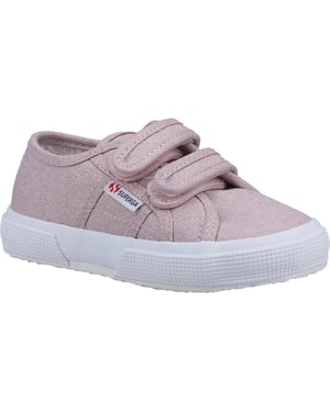 Superga 2750 Kids Straps Glitter Canvas Childrens Unisex Summer