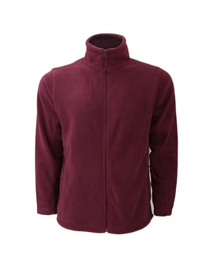 Russell Heren Full Zip Outdoor Fleece Jacket (Bourgondië)