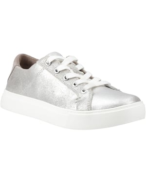 TOMS Kameron Leather Silver Trainers för kvinnor
