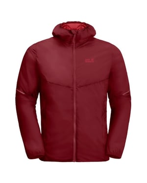 Jack Wolfskin Featherweight Isolatie Heren Burgundy Jacket
