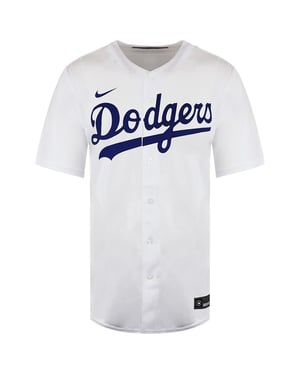 Nike MLB Los Angeles Dodgers Official Replica Mens White Alternate Jersey