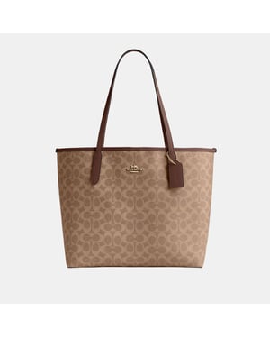 City Tote in Signature Canvas