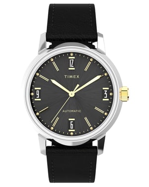 Timex Marlin Automatisch Heren Zwarte Horloge TW2W33900
