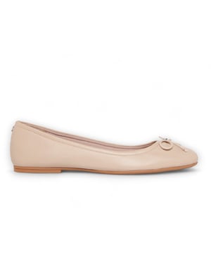 Windsor Smith Blush Pink leren mocassin platte schoenen - Babydoll