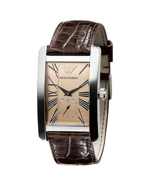Emporio Armani AR0154 Klassiek Bruin Herenhorloge