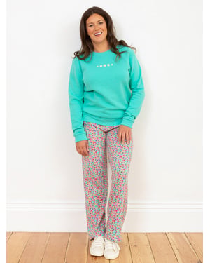 Kite Clothing Regis Wide Leg Loungers Petal Perfume