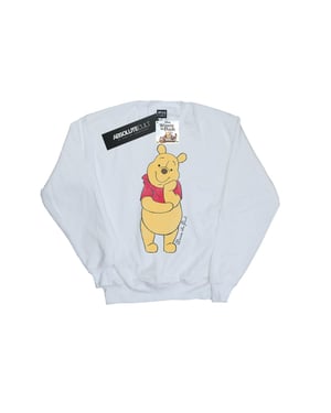 Disney Heren Winnie De Poeh Klassiek Poeh Sweatshirt (Wit)