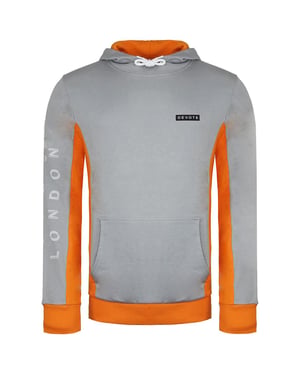 Devote London Cody Mens Grey/Orange Hoodie