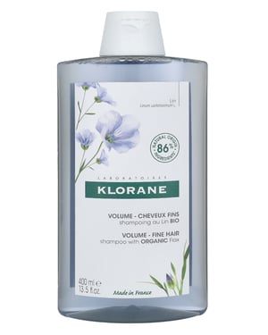 Klorane Volume Shampoo With Organic Flax400 ml.