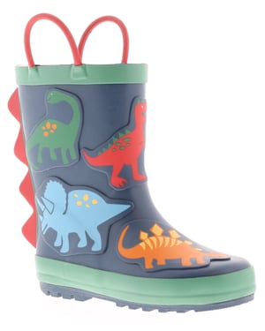 Dinosaur Hunters Boys Wellies Infants Billy navy