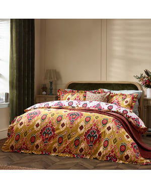 Dawson Ikat Reversible Duvet Cover Set