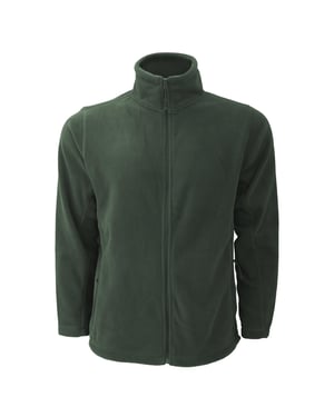 Russell Mens Full Zip Outdoor Fleece Jacket (Bottle Green)
