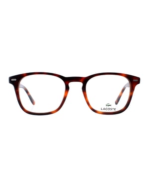 Lacoste Square Unisex Bruna Havanna-glasögon