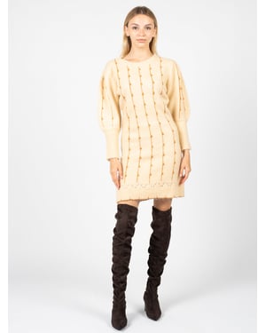 Silvian Heach Klänning Dam Off-White