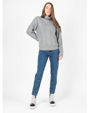 Silvian Heach Pullover Dam Grå