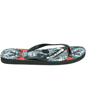 Philipp Plein Skalle Svart Flip Flops