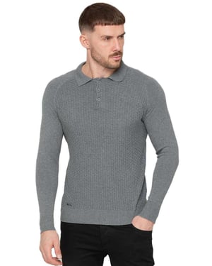 Enzo Milano | Mens Waffle Knit Jumper
