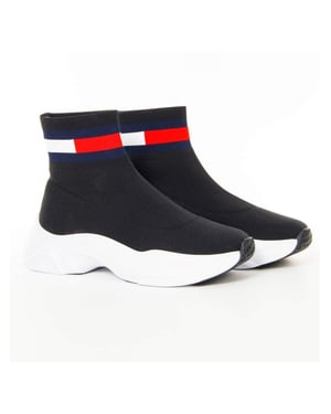 Tommy Jeans dames sneakers met kleurblokken