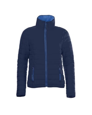 SOLS Womens/Ladies Ride Padded Water Repellent Jacket (Navy)