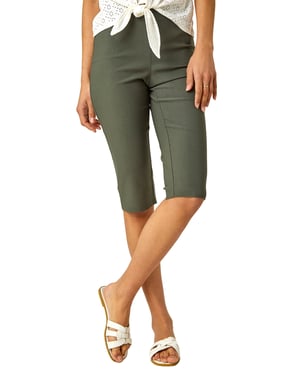 Knee Length Stretch Shorts