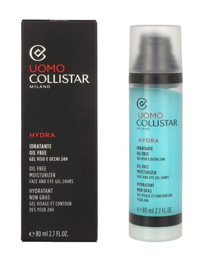 Collistar Uomo Hydra Olievrije Hydratatie Gezichts- en Ooggel 80 ml